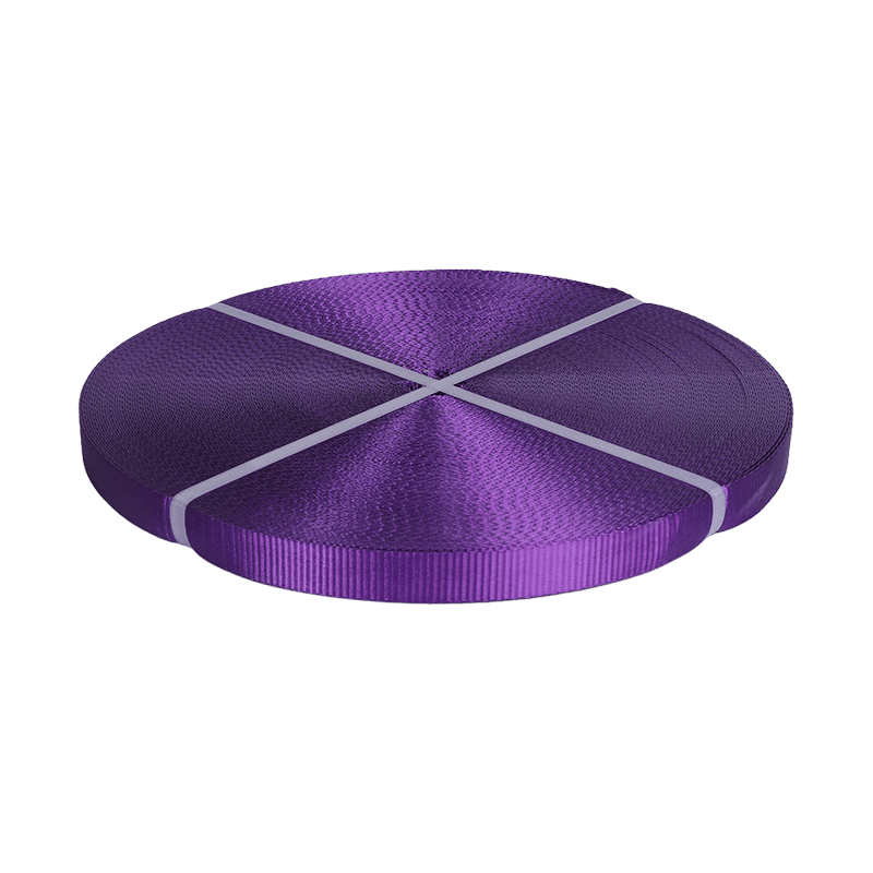Ribbon material for purple hoisting webbing sling