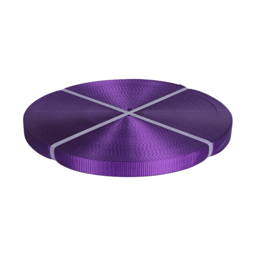 Ribbon material for purple hoisting webbing sling